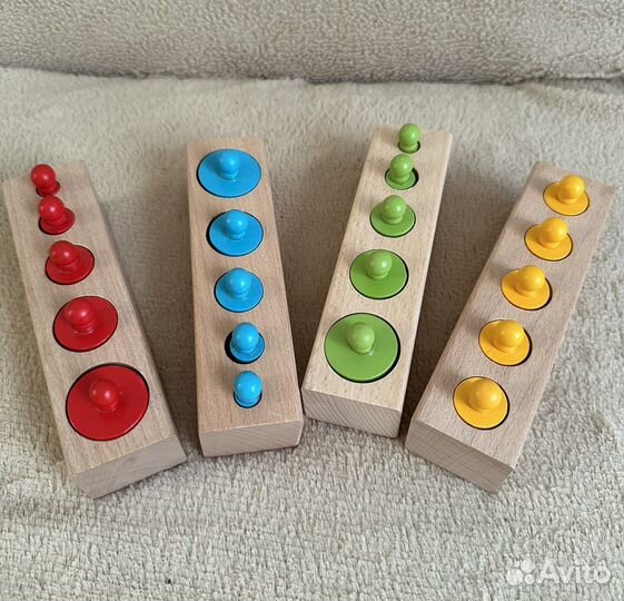 Развивающие деревянные игрушки пакетом