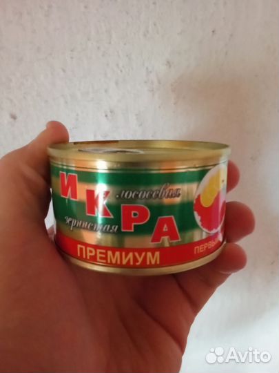 Красная икра кета