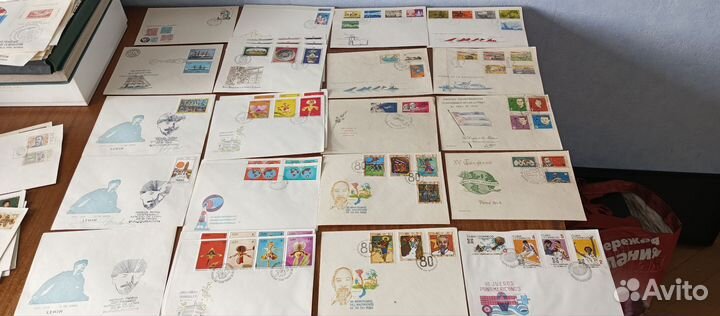 Конверты почтовые, первого дня, коллекция Куба