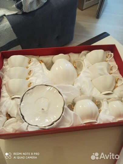 Чайный сервиз фарфор новый