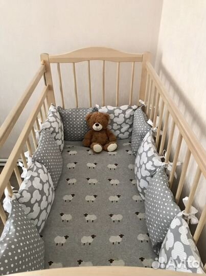 Бортики в детскую кроватку