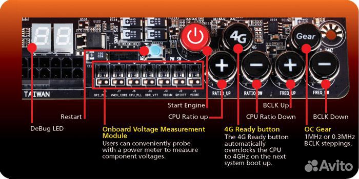 Материнская Плата Gigabyte ga-x58a-oc 1366 новая