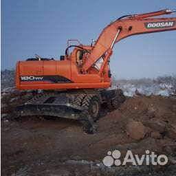 Услуги экскаватора Doosan180