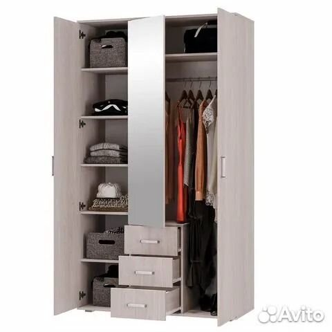 Шкаф 3х створчатый 