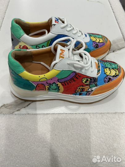 Кроссовки ручная роспись