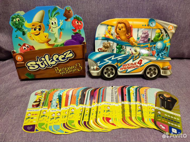 Карточки миньоны, веселые прилипалы 3, 4, клиперсы