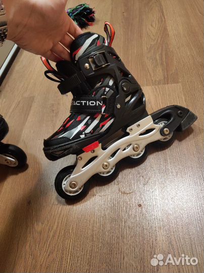 Роликовые коньки детские раздвижные