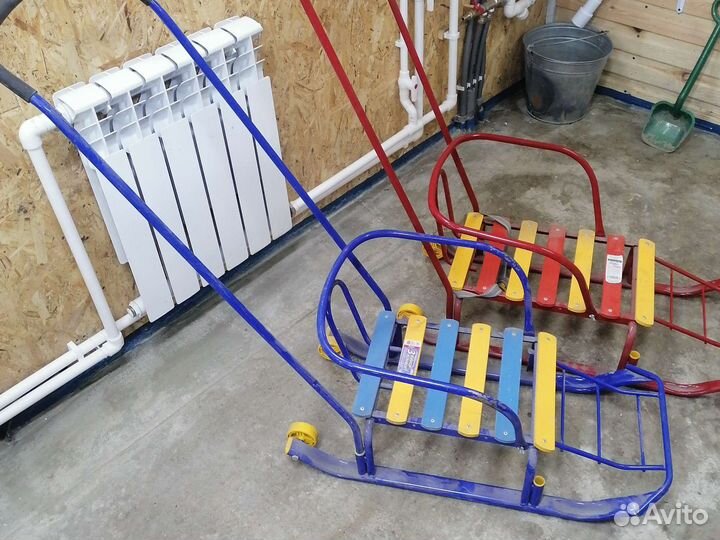 Детские санки с колесами