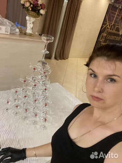 Пирамида из бокалов