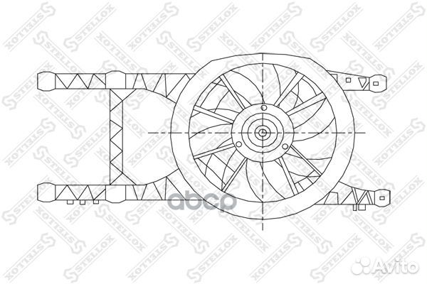 29-99012-SX вентилятор охлаждения без рамки Re