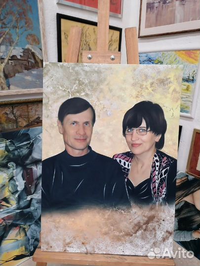 Портрет на холсте