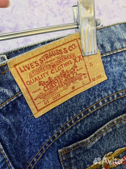 Джинсовая юбка levis