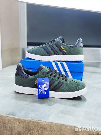 Кеды Мужские кроссовки Adidas Gazelle Lux