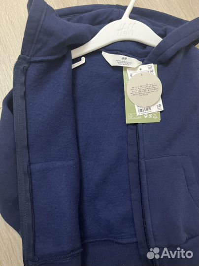 Толстовка на молнии h&m 92р новая