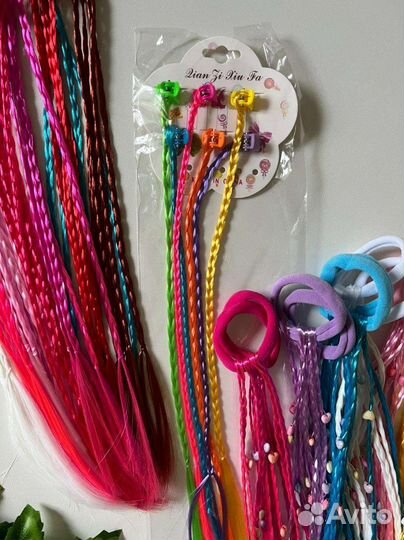 Цветные пряди для волос