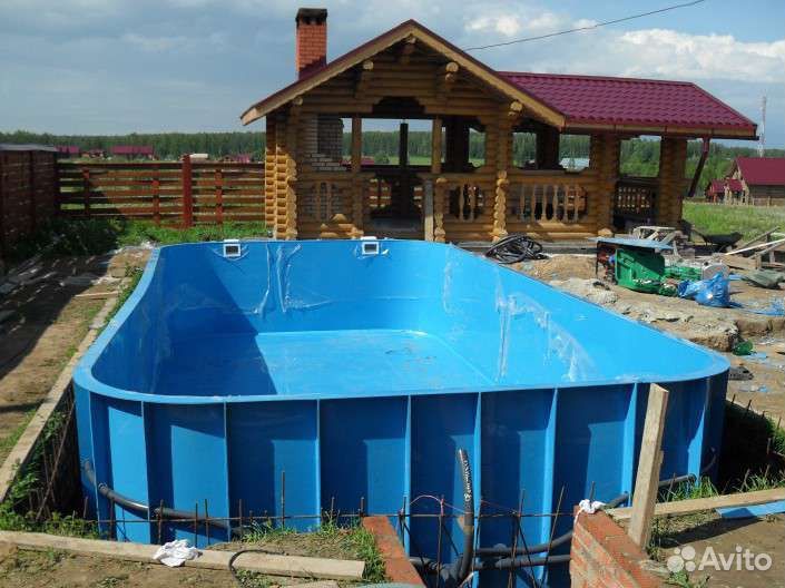 Пластиковый бассейн