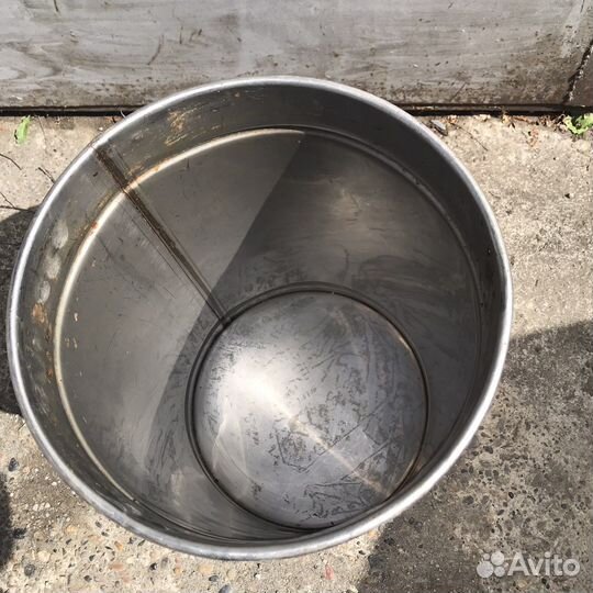 Бак бочка из нержавейки 30 л с крышкой