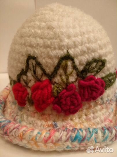 Шапка - Шляпка ажурная