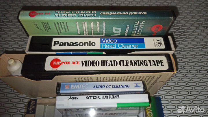 Аудиокассета чистящая TDK Basf Head Cleaner VHS CD