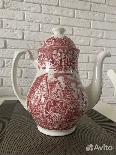 Шикарный фарфоровый Чайник Англия