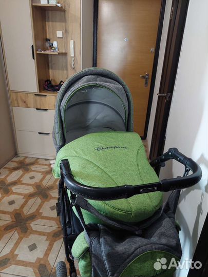 Коляска зимняя для новорожденного 2 в 1 adamex