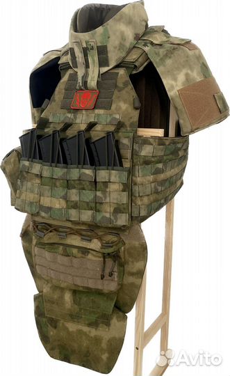 Бронежилет плитник мох комплект