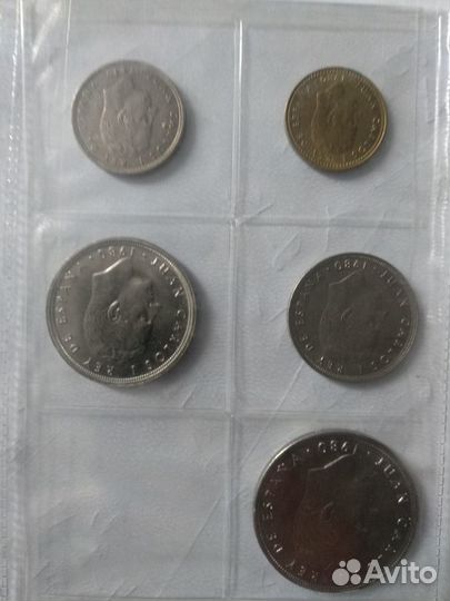 Набор монет к чм по футболу в Испании 1982 г