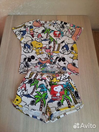 Костюм (футболка, шорты) для девочки Зара