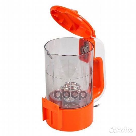 Чайник автомобильный 12В прозрачный/оранжевый п
