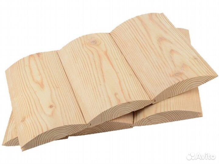 Блок Хаус, Имитация бревна Хвоя (сосна)