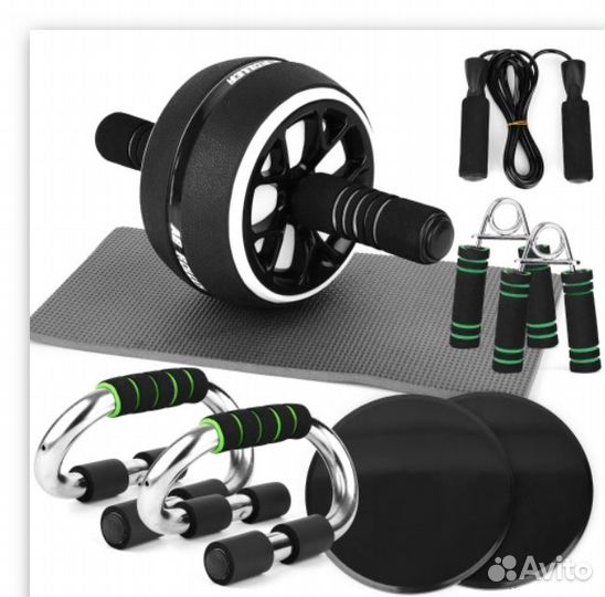 Ролик колесо для пресса, Скакалка,Эспандер