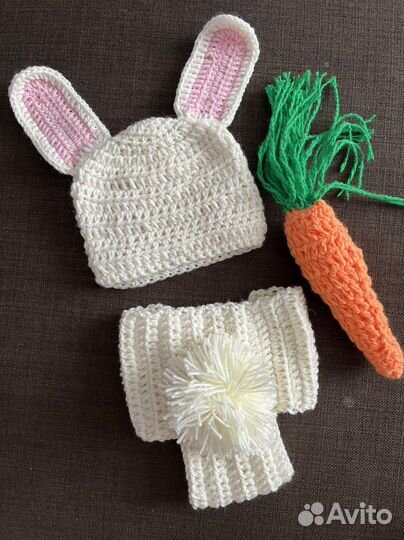 Костюм зайца на фотосессию newborn