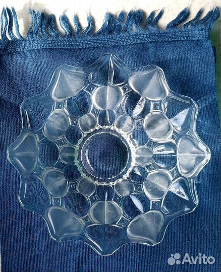 Хрусталь.Тарелки десертные 6шт диаметр 18см