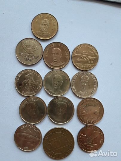 Зарубежные монеты и жетоны