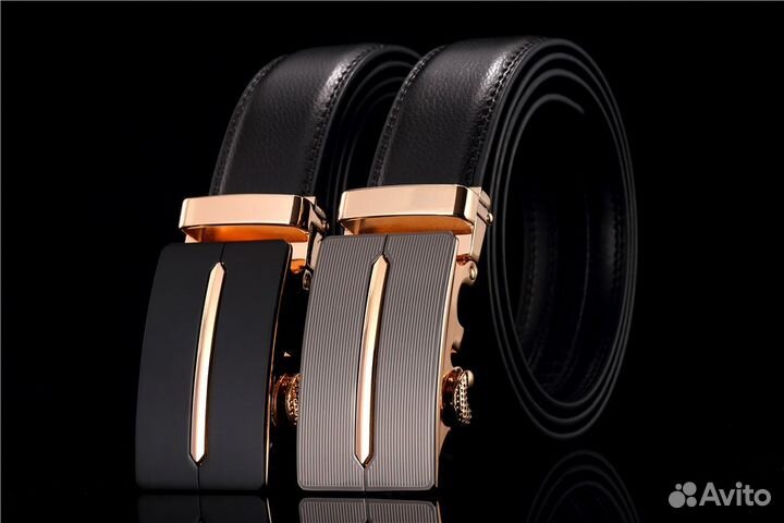 Ремень из натуральной кожи, мужской