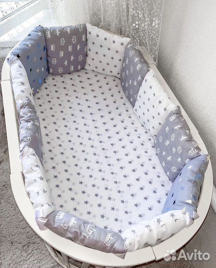 Бортики в кроватку новые в наличии