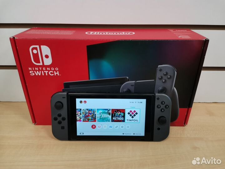 Nintendo switch rev 2-128gb.прошитая Picofly