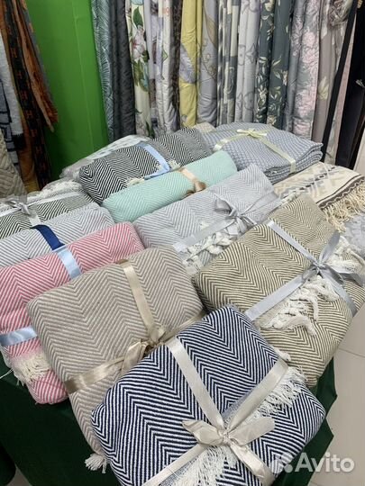 Плед покрывало хлопок