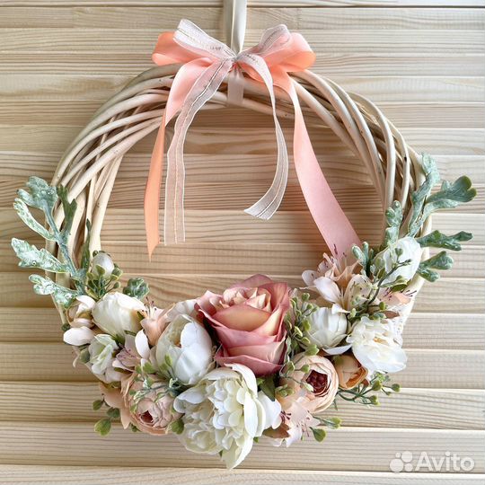 Интерьерный осенний венок