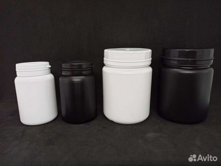 Банки пнд hdpe 25,50,60,75,100,125,200,250,500 мл