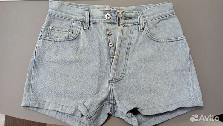 Шорты джинсовые и лонгслив, р 152-158