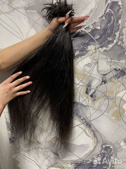 Волосы для наращивания 60 см бу