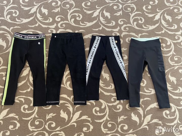 Легинсы для девочки 3 4 года