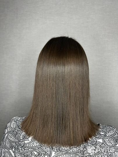 Кератиновое выпрямление волос