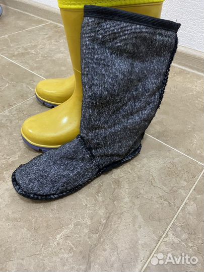 Детские резиновые сапоги 35 размер