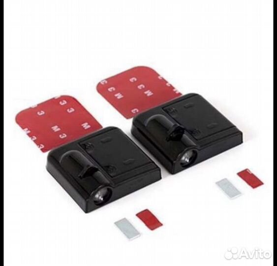 Подсветка дверей с логотипом