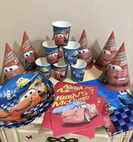 Посуда Тачки Маквин 10 персон