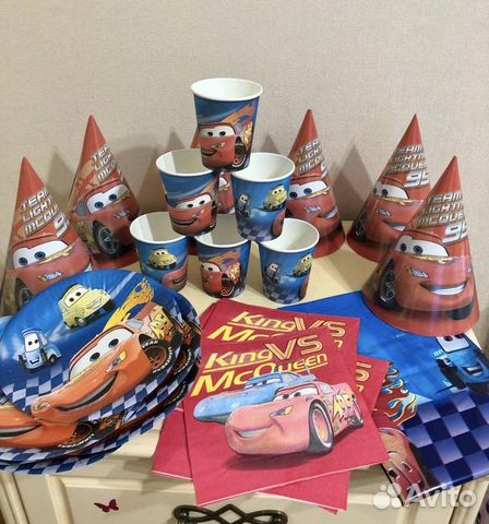 Посуда Тачки Маквин 10 персон