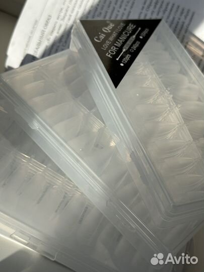 Гелиевые типсы и верхние формы для наращивания