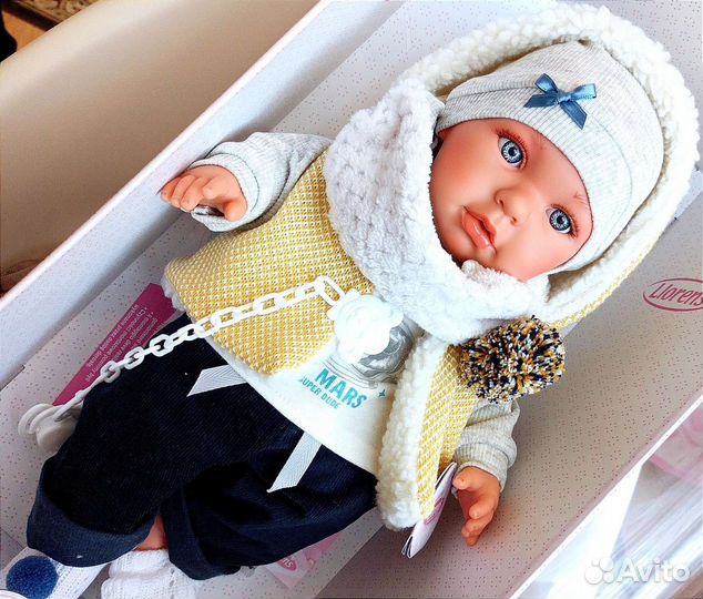 Кукла llorens интерактивная новая 42см